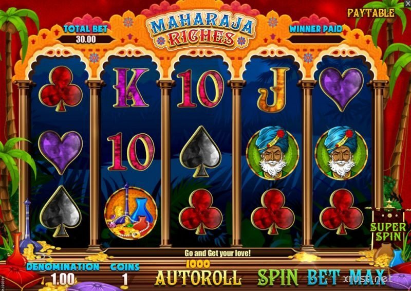 Автомат Maharaja в казино Вулкан
