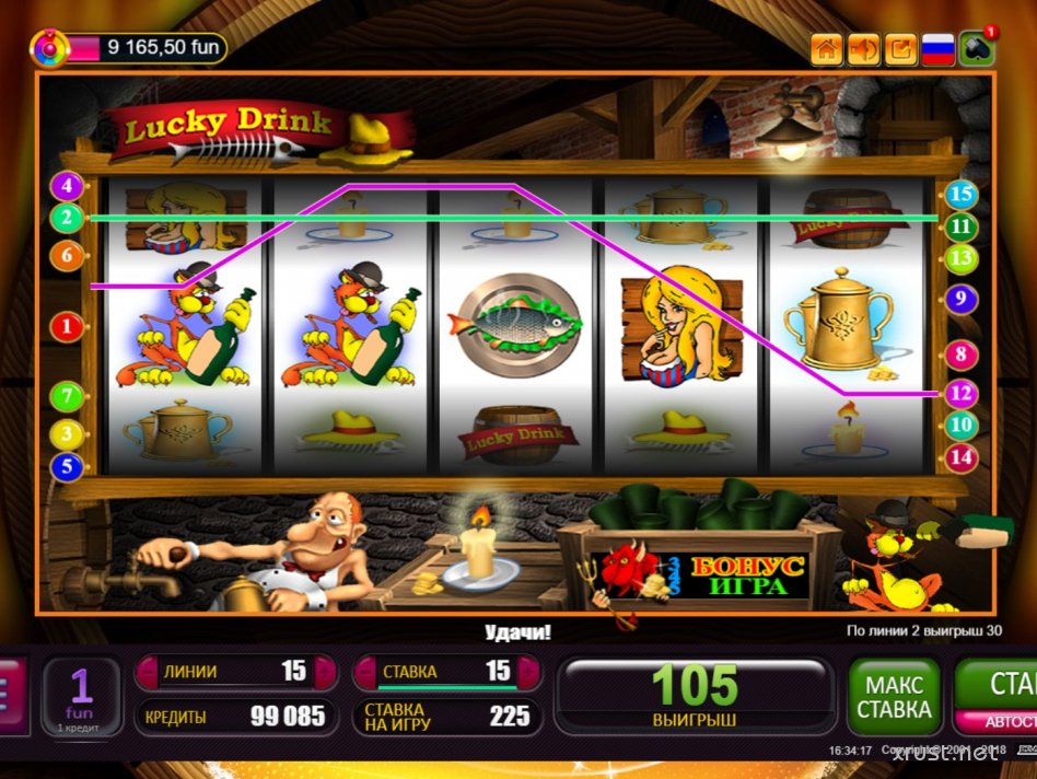 Обзор игрового автомата Lucky Drink в новом казино